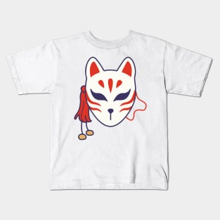 Kitsune Mask Kids T-Shirt